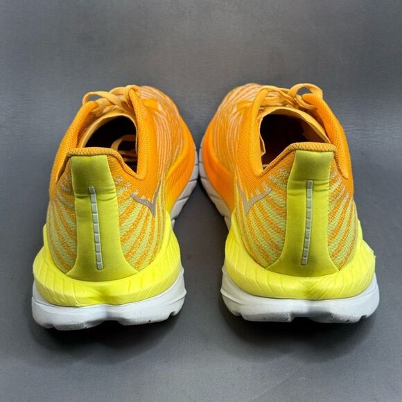 HOKA ONE ONE MACH 5 RADIANT YELLOW / EVENING PROMISE RUNNING SHOES - MEN'S 14 - Picture 4 of 8